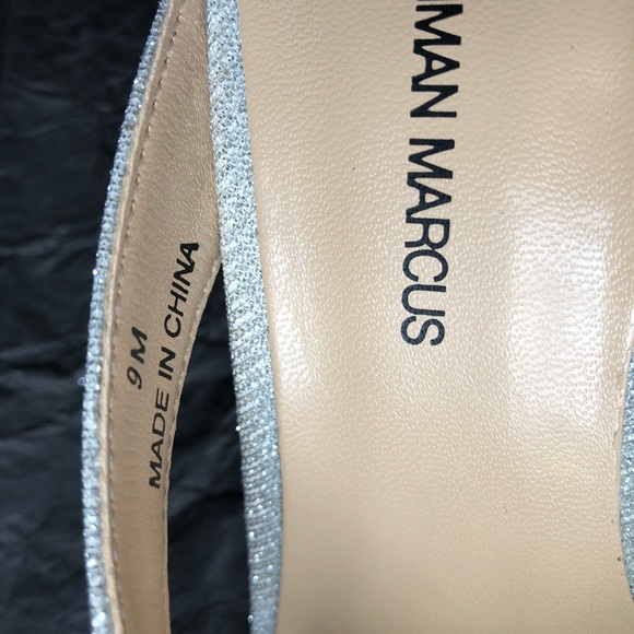 Neiman Marcus Bride “Glass Slipper” Slides - Picture 5 of 11